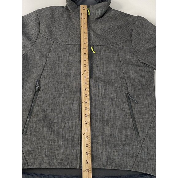 Helly Hansen Jacket Mens M Heather Gray Paramount Series Softshell Full Zip - Picture 12 of 16